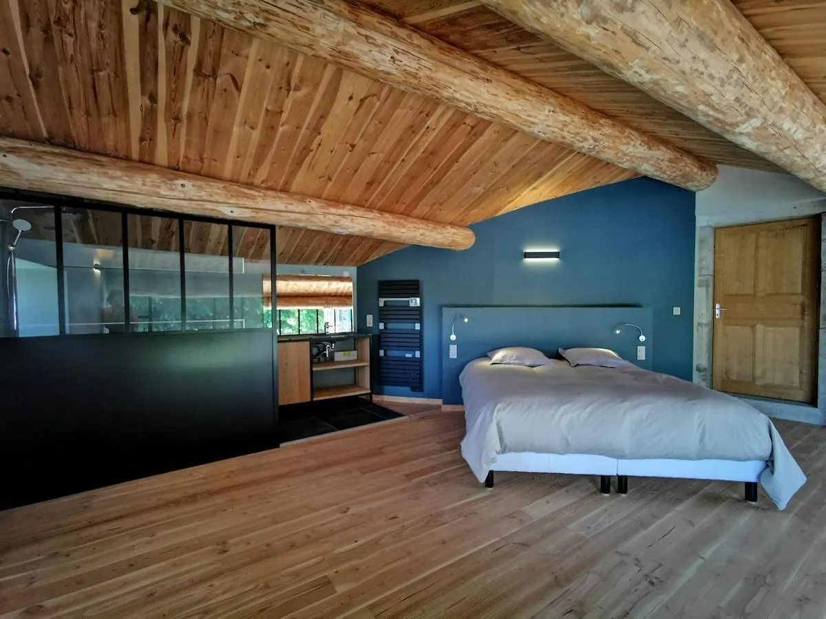 Corps De Ferme Renove Avec Piscine Et Terrasses Paisibles, A 1H30 De Lyon - Fr-1-582-396 Bed & Breakfast Saint-Etienne-Lardeyrol