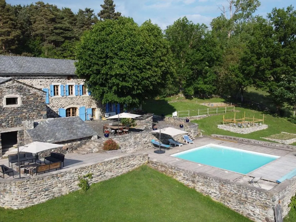 Corps De Ferme Renove Avec Piscine Et Terrasses Paisibles, A 1H30 De Lyon - Fr-1-582-396 Bed & Breakfast Saint-Etienne-Lardeyrol